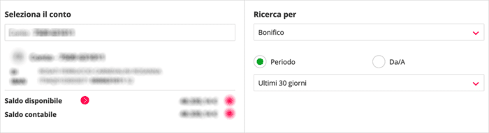 Usabilità internet banking: filtri automatici